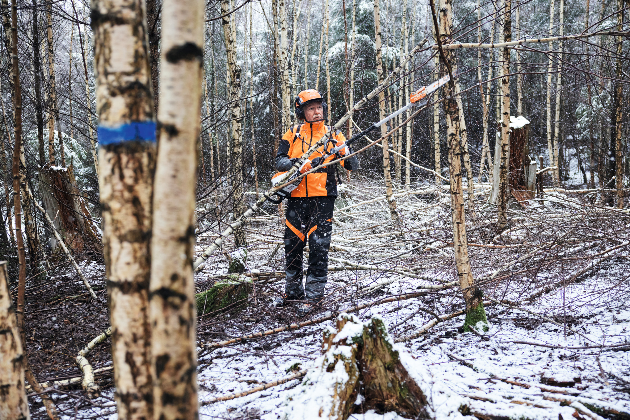 ADVANCE X-TREEm HT skogssele för arbete med STIHL HTA 150
