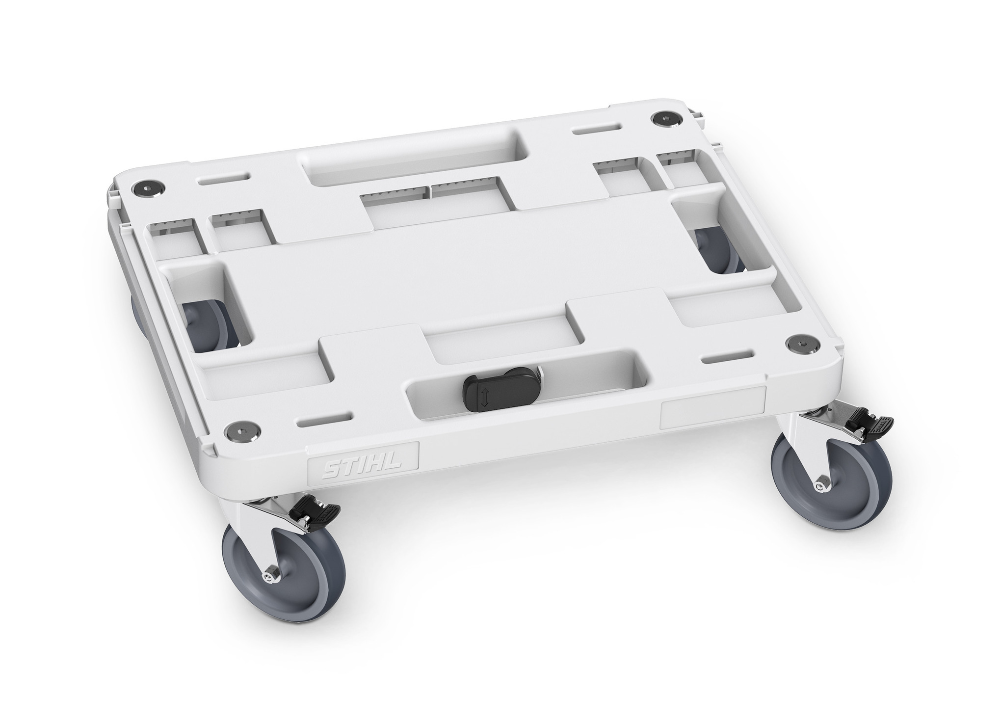 Vagn för batteriboxar